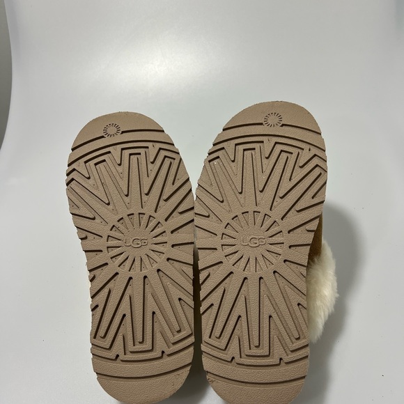 UGG DISQUETTE Platform Slippers 1122550 CHESTNUT Women’s Size 6. - Picture 6 of 7